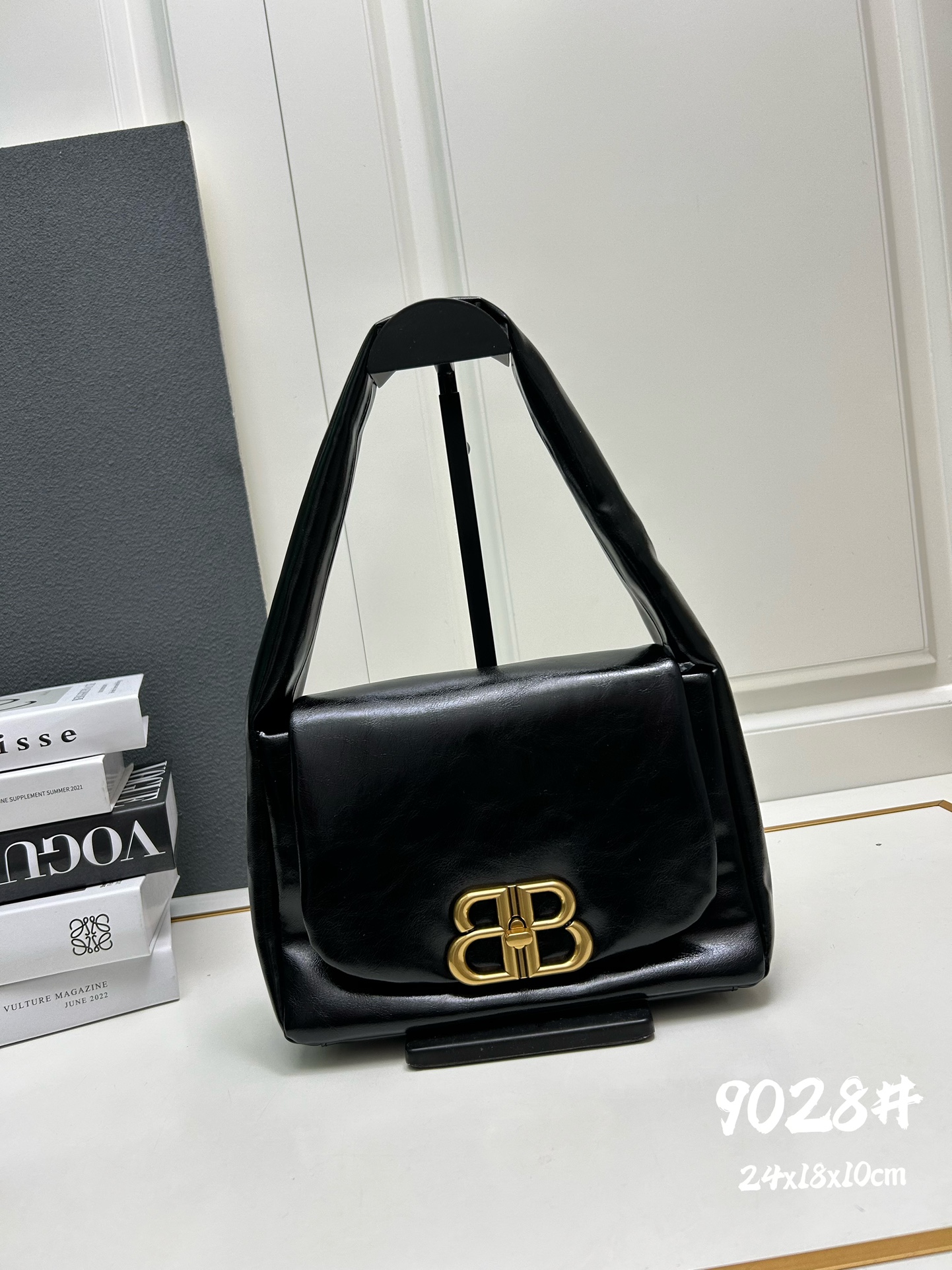 Balenciaga Monaco HOBO BB logo handbag - cnluxepick