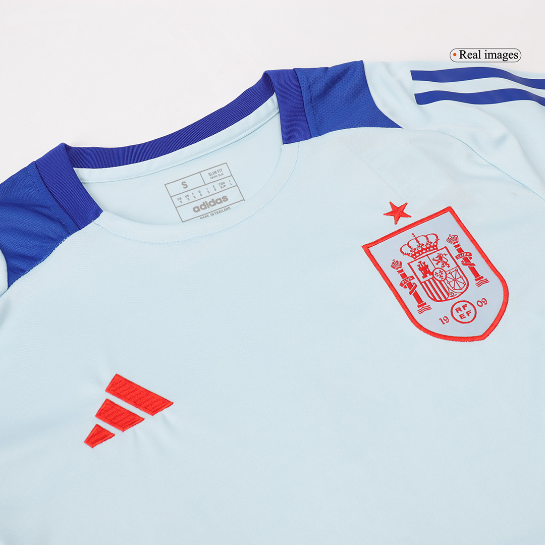 Spain Pre-Match Soccer Jersey EURO Blue