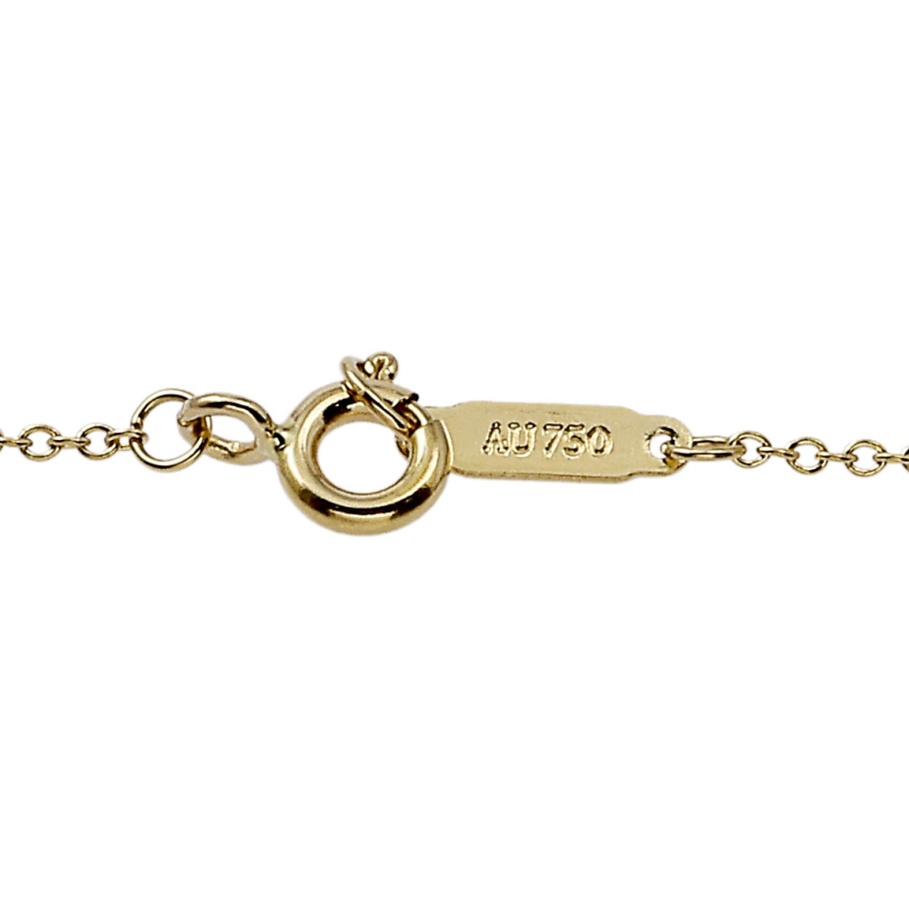 Tiffany & Co. Tiffany Twist Charm Round K18YG Yellow Gold Necklace