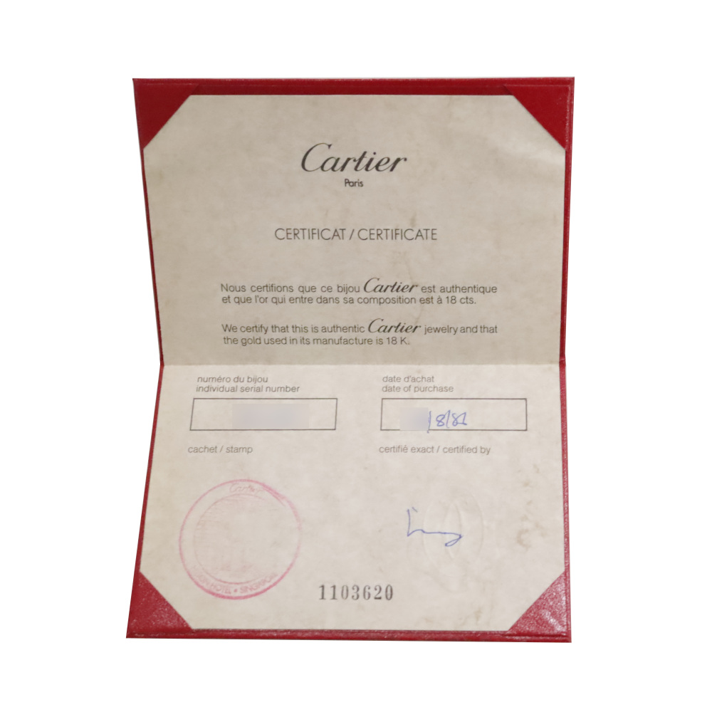 Cartier Trinity Ring Tri-Gold
