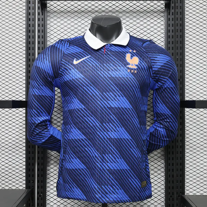 2026 World Cup France Home Jersey Long Sleeves