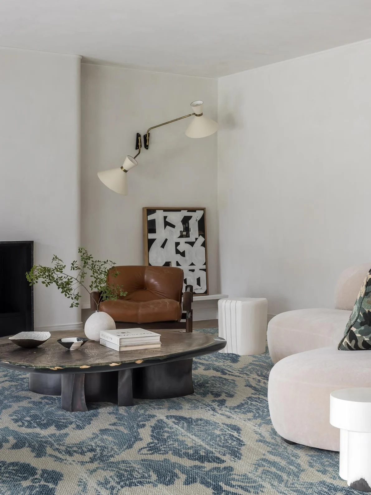 CP094 - Celine East Blue / Limited Edition! New Zealand Wool Iris Living Room Bedroom Wool Carpet
