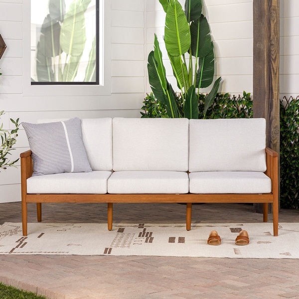 Middlebrook Solid Wood Outdoor Spindle Sofa