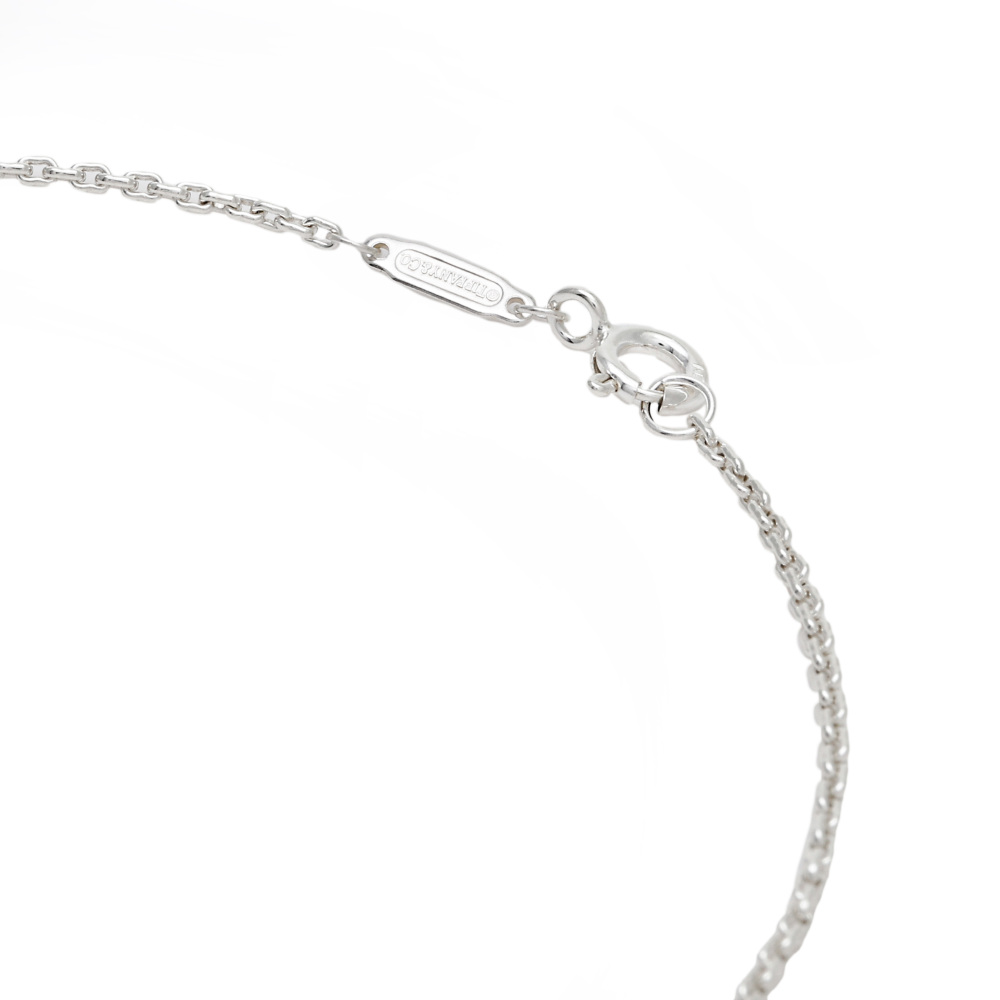 Tiffany & Co. Hardware Fresh Water Pearl Link Pendant Sterling Silver Necklace 64048317