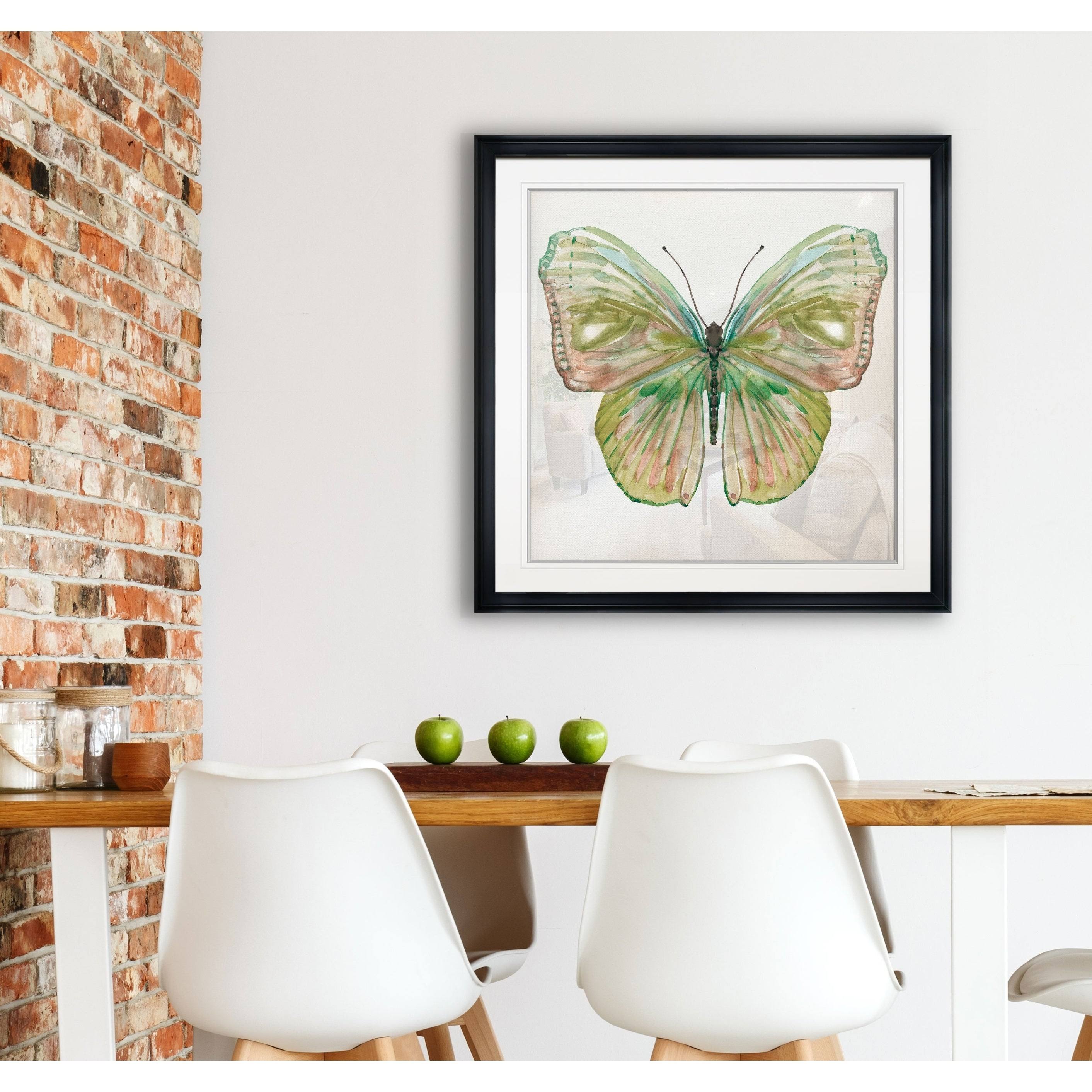 Soft Wings II -Framed Giclee Print - 28x28