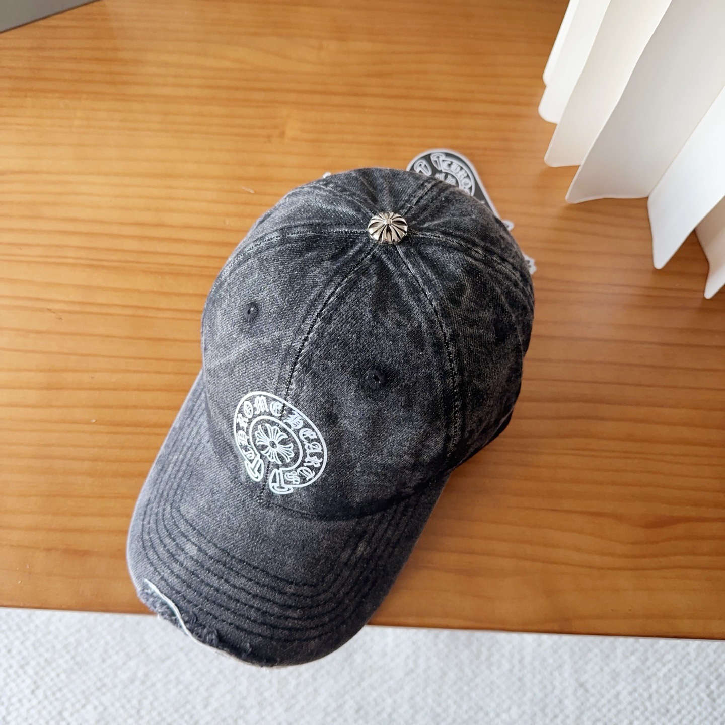 Chrome Hearts retro distressed cap - cnluxepick