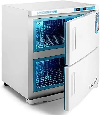 Professional 32L Hot Towel Warmer Cabinet – Spa & Salon-Grade Heater with White Finish