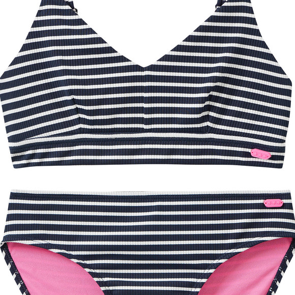 Yigga Mädchen Bikini mit Ripp-Struktur