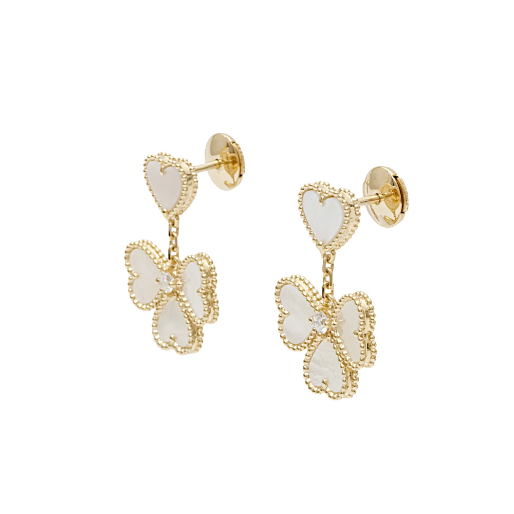Van Cleef & Arpels Sweetheart Earrings 18K Yellow Gold VCARN5PQ00