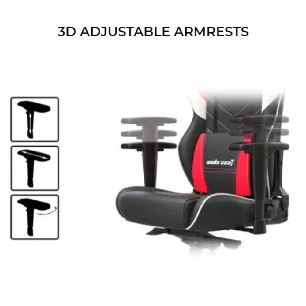 ANDA SEAT Spirit King Series Gaming Chair Black/White