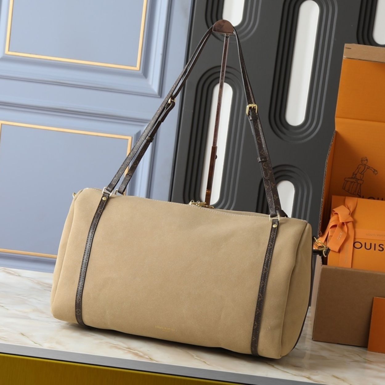 Louis Vuitton GM Express Travel Hazelnut 17.7 Inches M26451