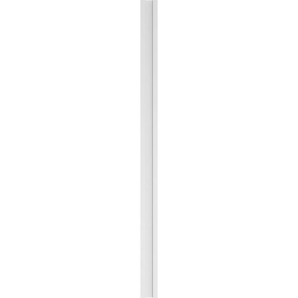 Ekena Millwork PILP07X120DRP01-2 7x22W x 120x22H x 2x22P Two Equal Raised Panel PVC Pilaster w/Standard Capital u0026 Base (Pair