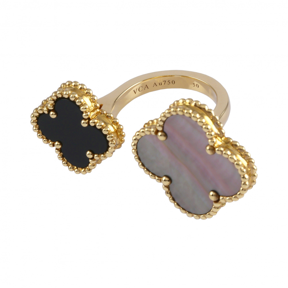 Van Cleef & Arpels Magic Alhambra Ring 18K Yellow Gold VCARN05700