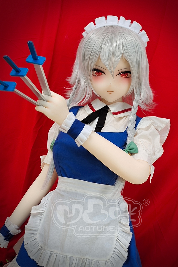 155cm C-Cup Head#103 Anime Sex Doll Maid Uniform Cosplay