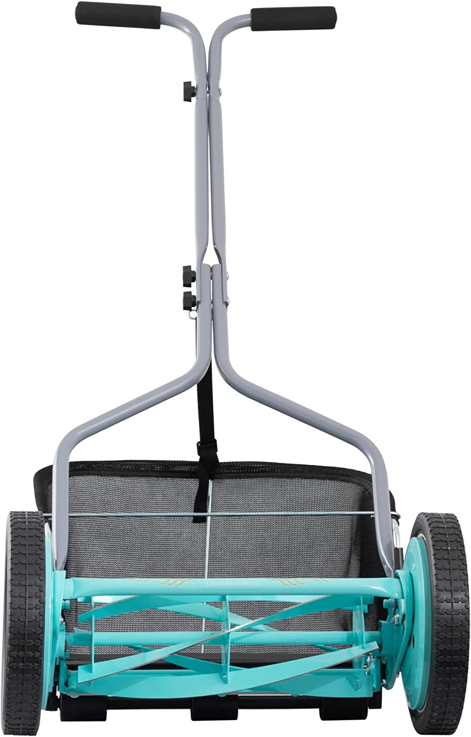 American Lawn Mower Company 1304-14GC 14-Inch 5-Blade Push Reel Lawn Mower with Grass Catcher, Mint