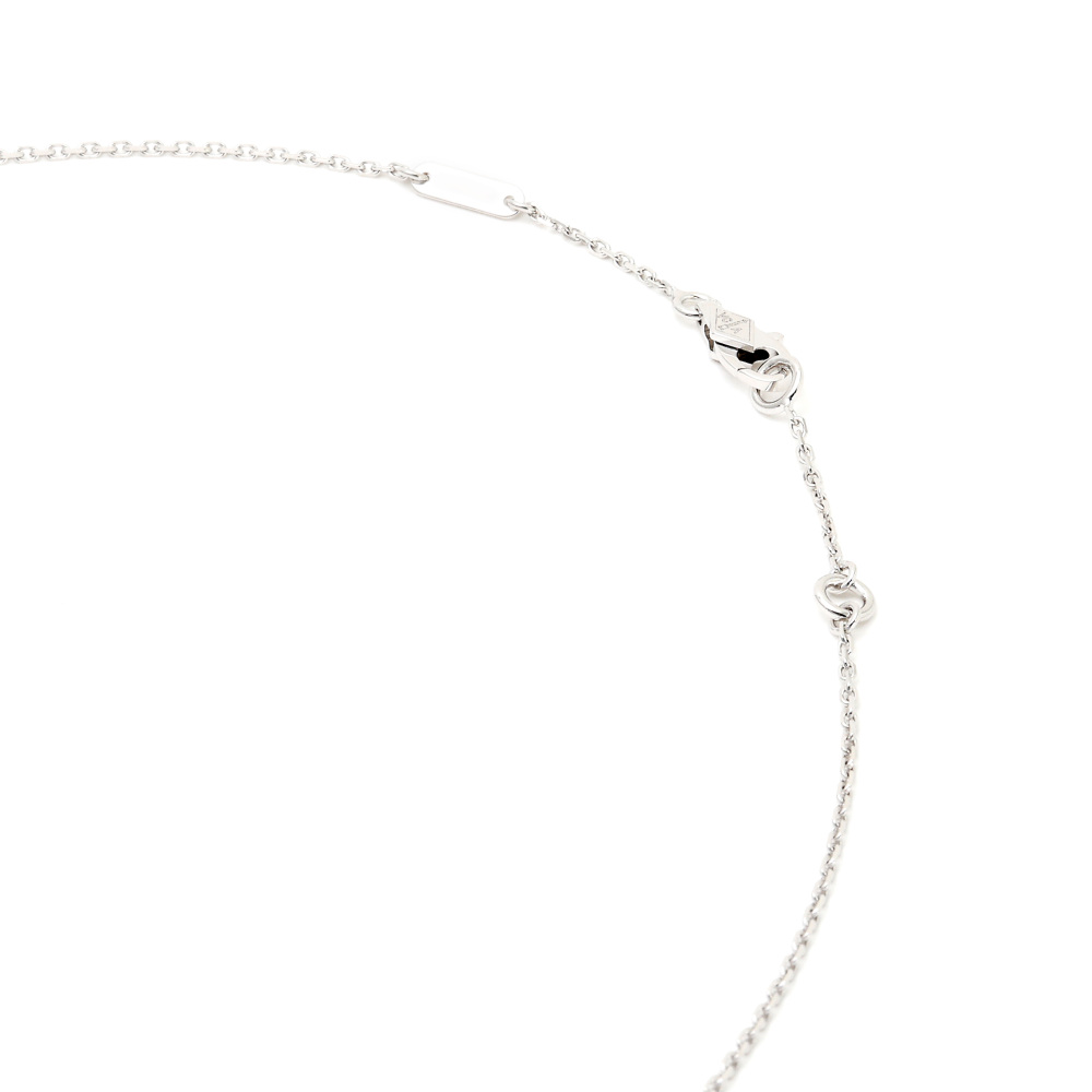 Van Cleef & Arpels Sweet Alhambra Necklace 18K White Gold Diamond VCARO85900