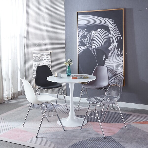 Midcentury Round Dining Table ,Kitchen Table,Easy to assemble and clean