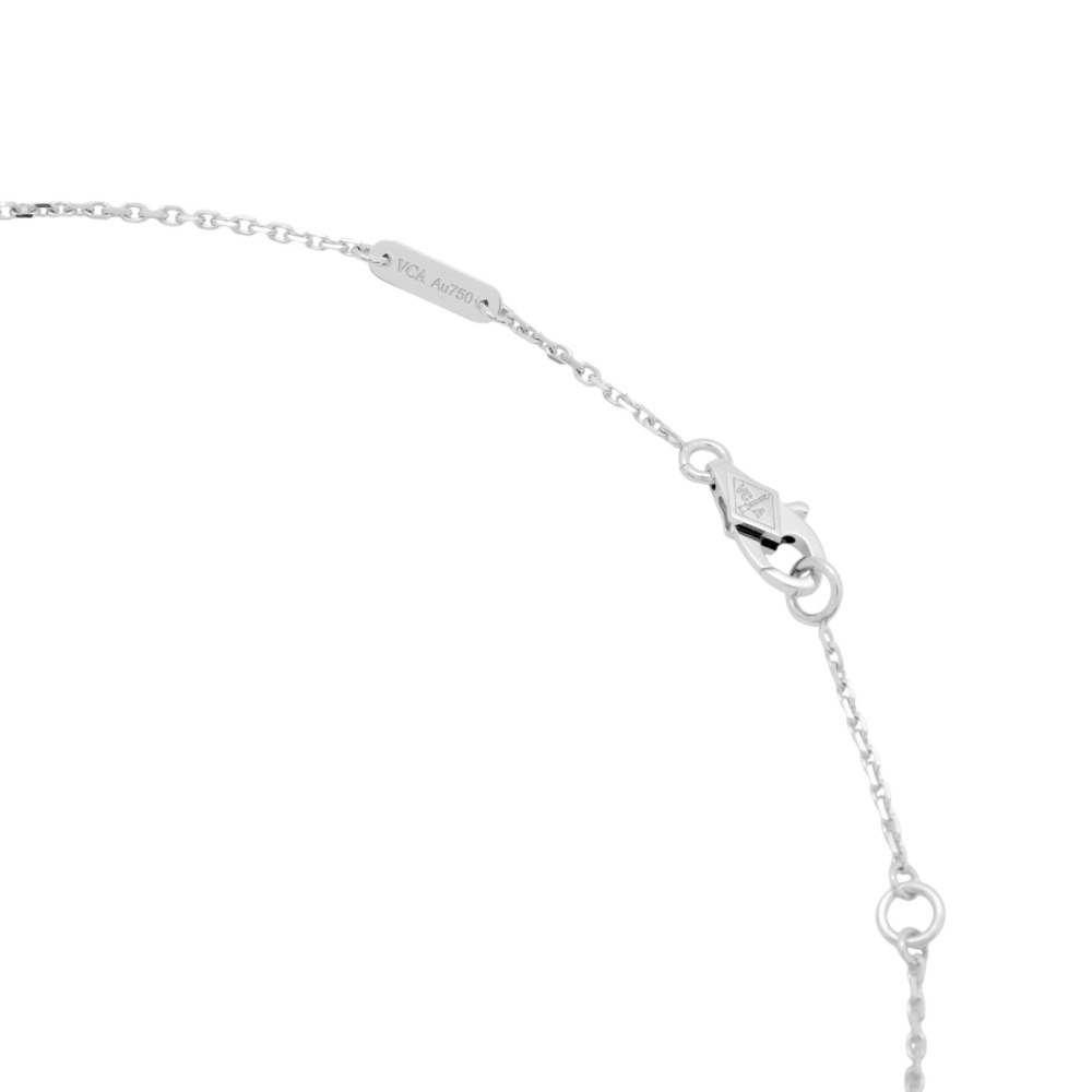 Van Cleef & Arpels Frivole Necklace 18K White Gold Diamond VCARP0J400