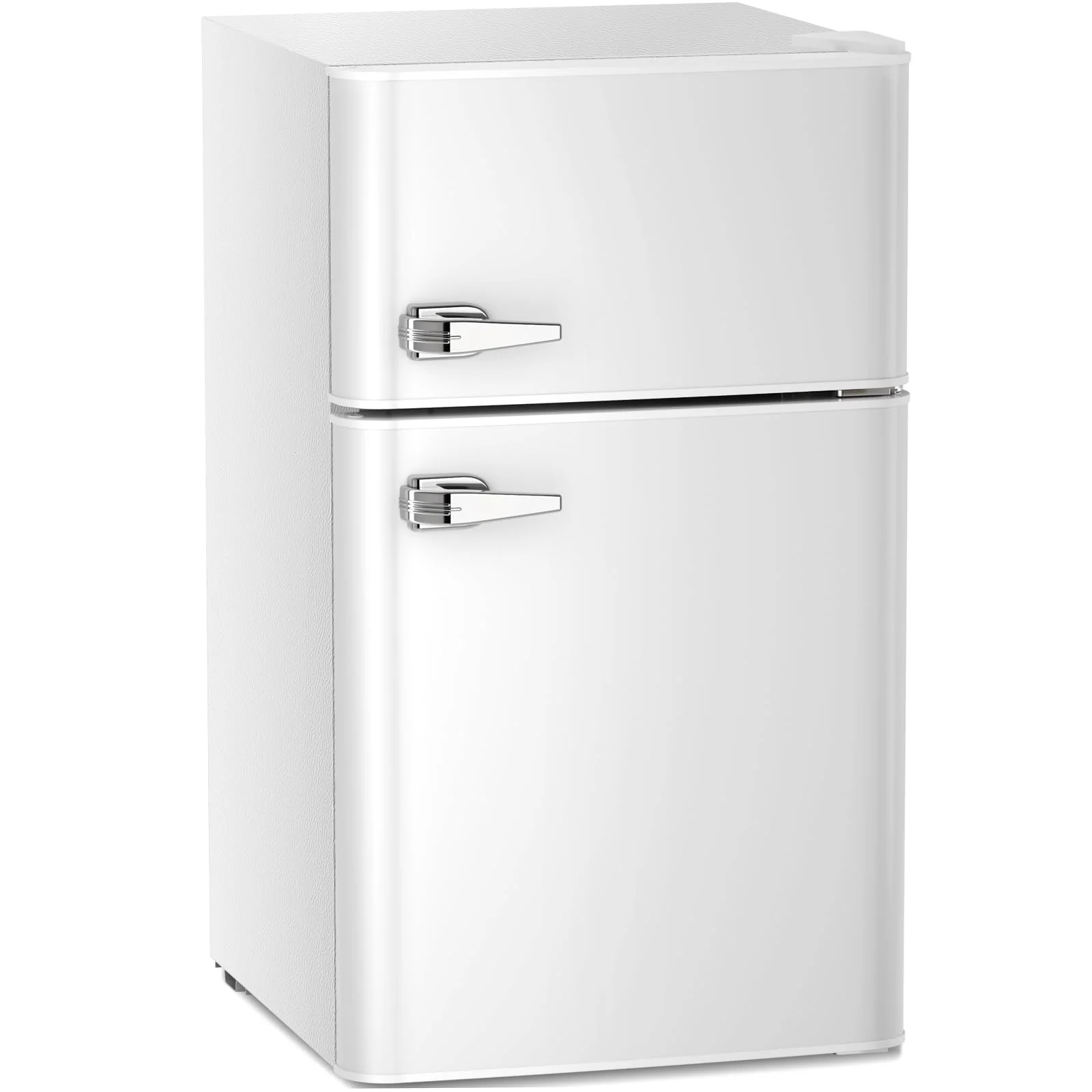 Kismile  Mini Fridge 3.1Cu.Ft Compact Refrigerator 2-Doors Freezer