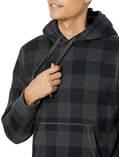 Men's Sherpa-Lined Pullover Hoodie Sweatshirt