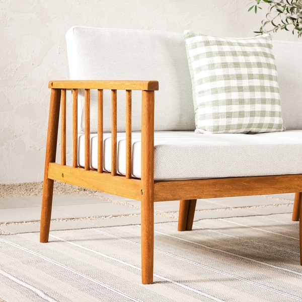 Middlebrook Solid Wood Spindle SofaChaise