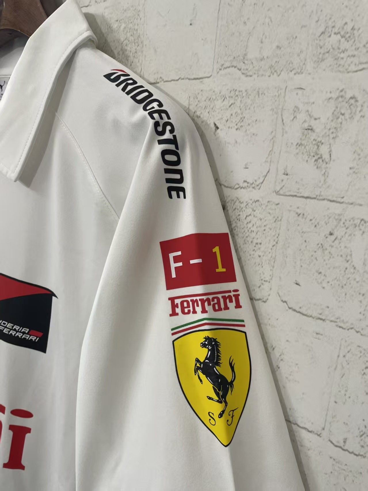 2026 F1 Polo Ferraria White S-3XL