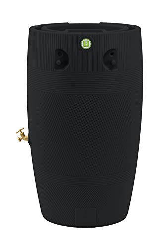 Good Ideas Impressions Havana 50 Gallon Rain Saver – Black