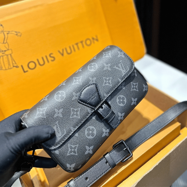 Louis Vuitton S-Cape Messenger Monogram Empreinte Black 9 Inches