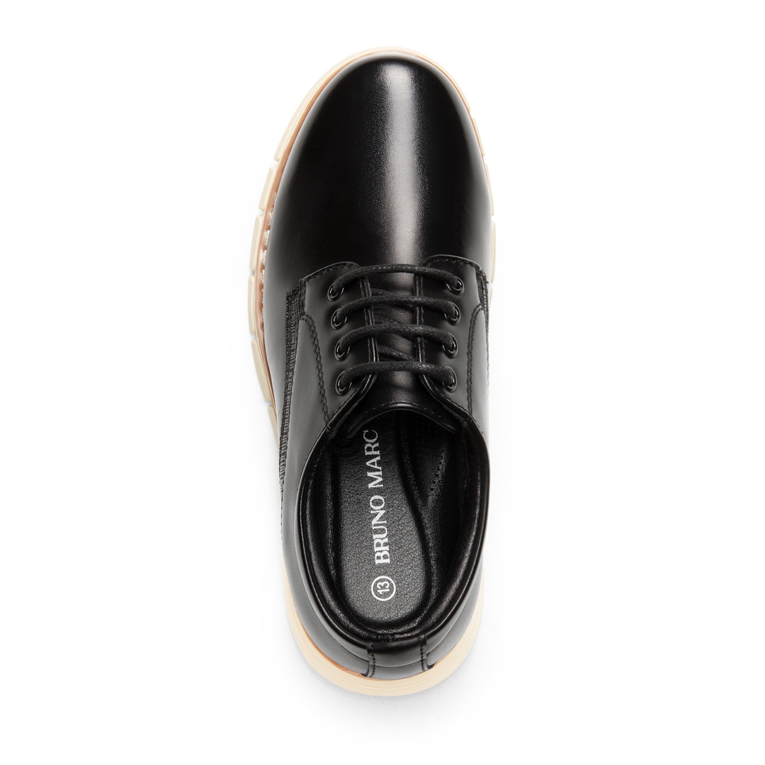 [CrossFlex CrestKids] Boys' Non-Slip Oxford Dress Sneakers
