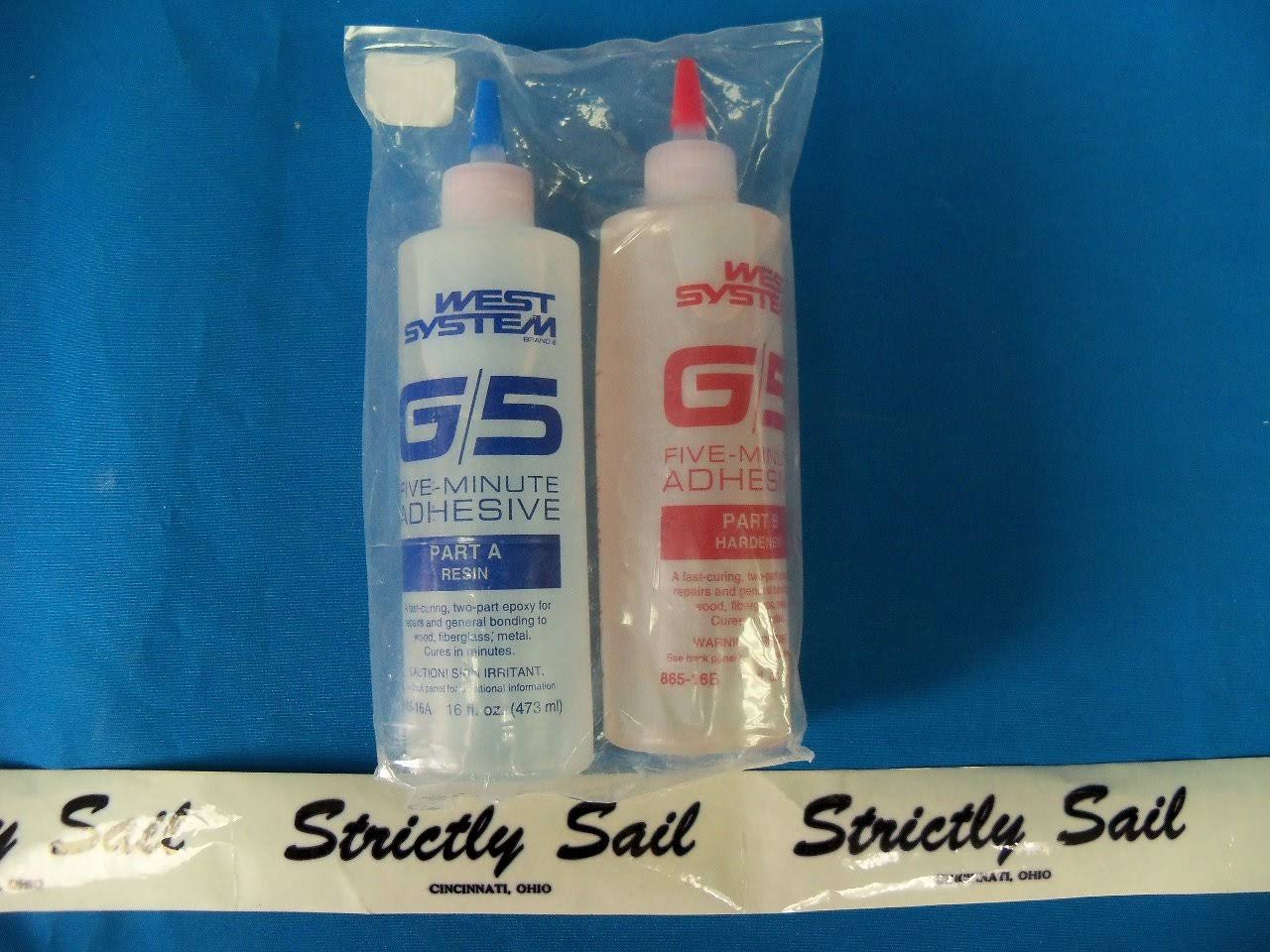 West System g/5 Five-Minute Adhesive, 16 oz.