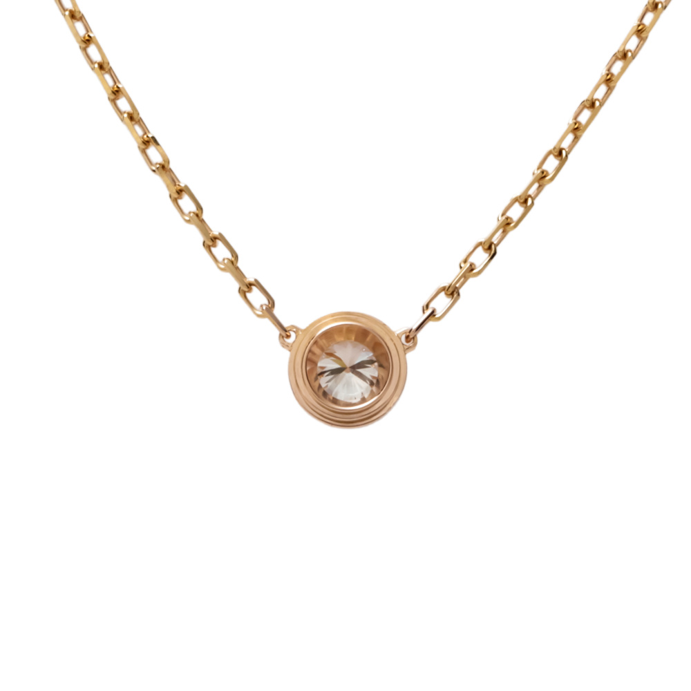 Cartier Damour (diamant Leger) Necklace 18K Rose Gold Diamond B7215600