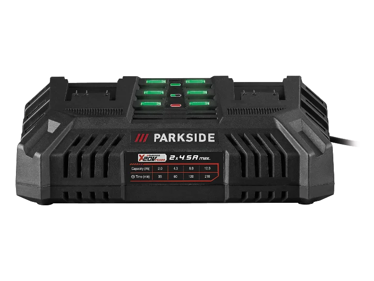 Chargeur de batterie double PDSLG 20 B1, 4,5 A, 20 V