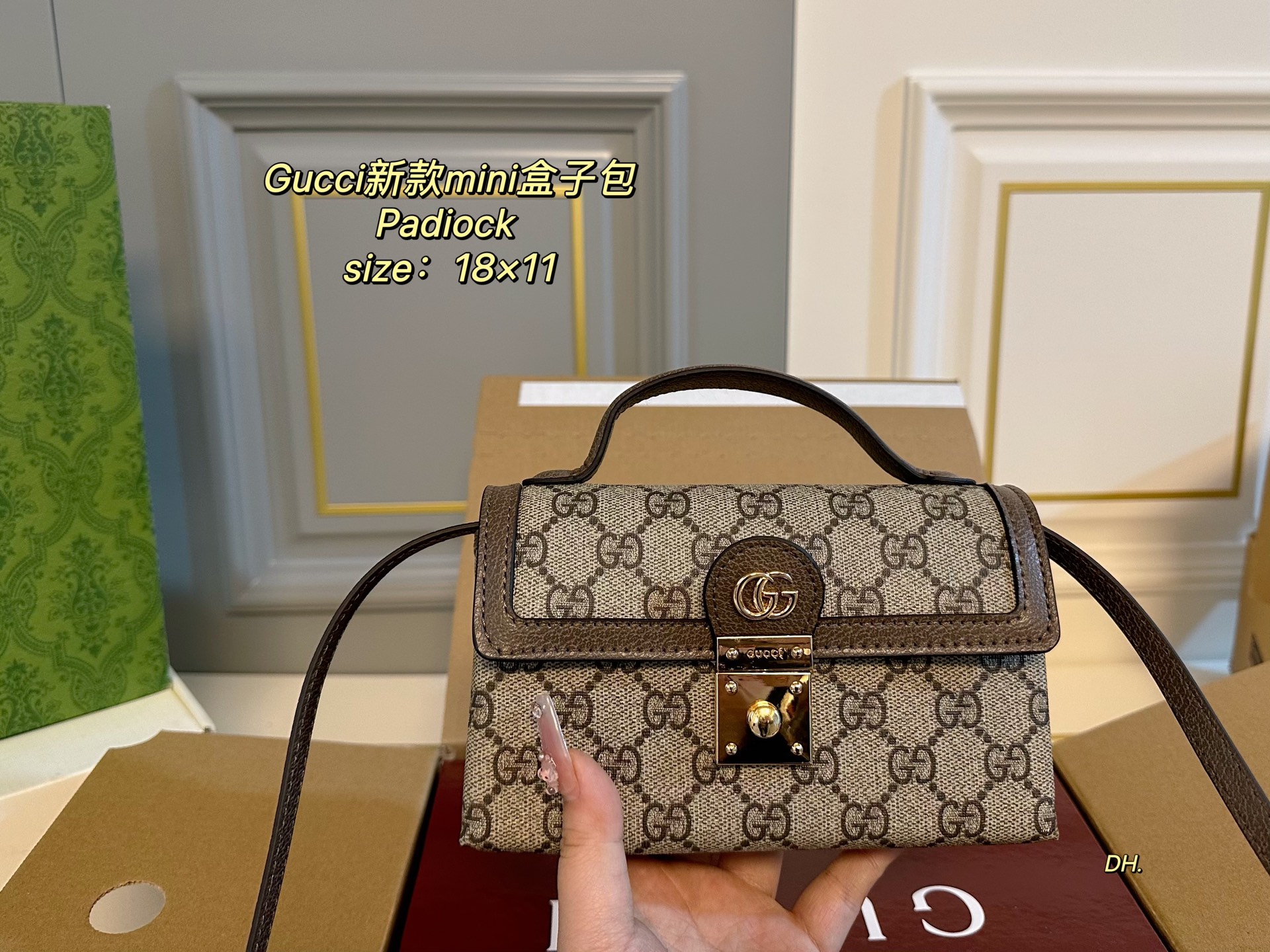 Gucci new padiock mini box bag - cnluxepick