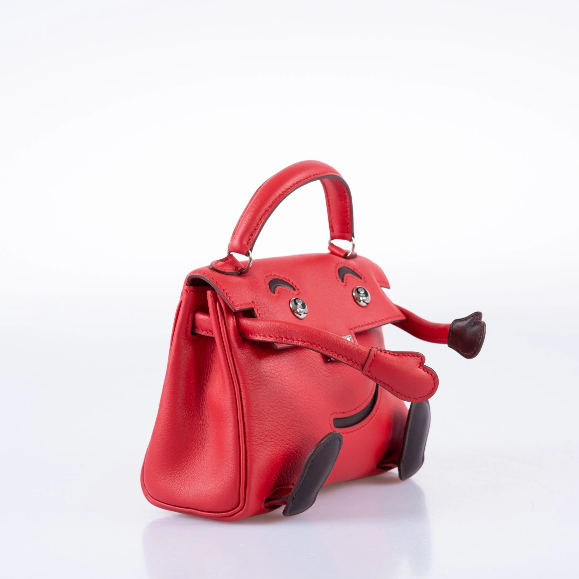 Hermès Kelly Doll Quelle Idole Rouge Vif Gulliver Palladium Hardware