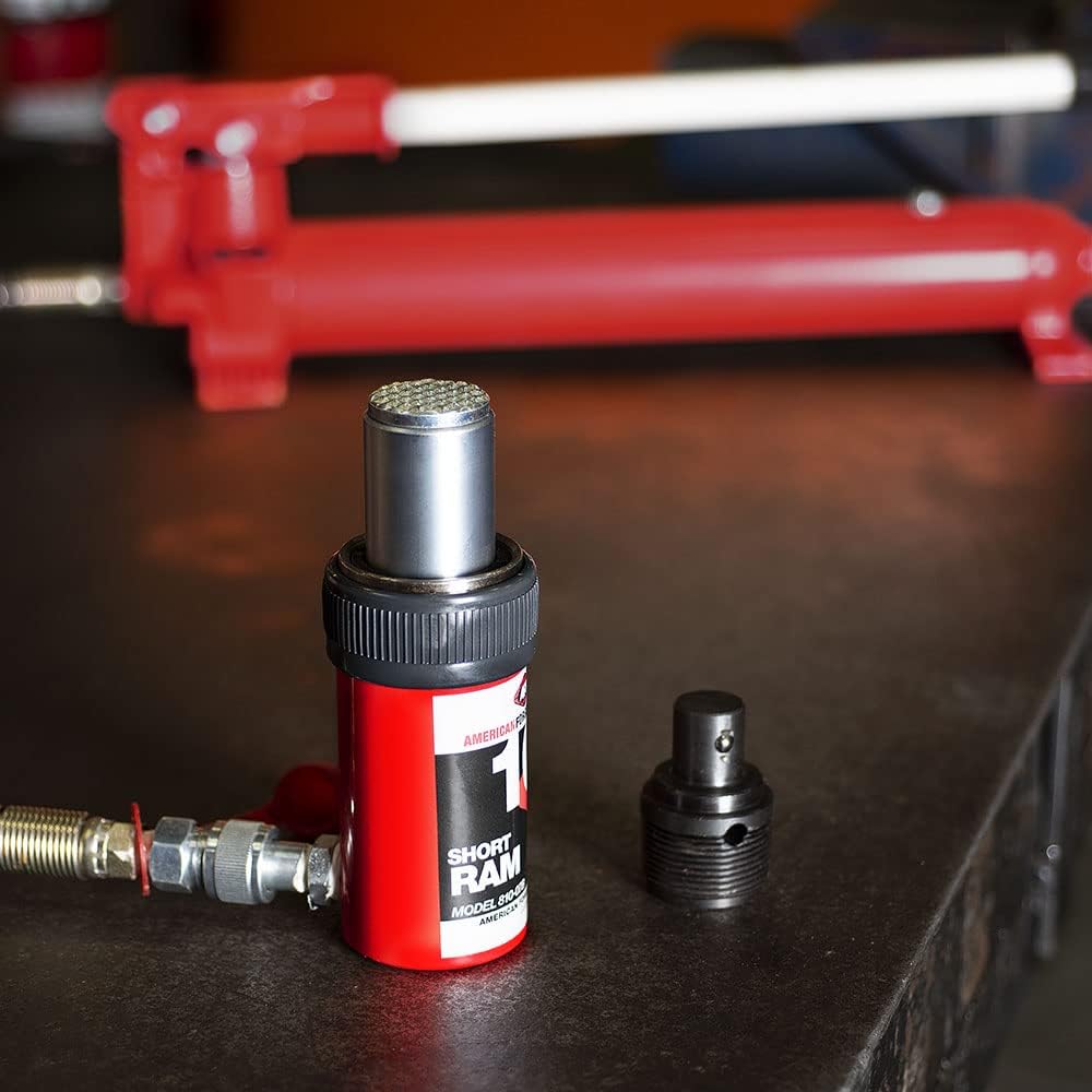 B65115 Black/Red Hydraulic Body Repair 19 Piece Kit - 10 Ton Capacity