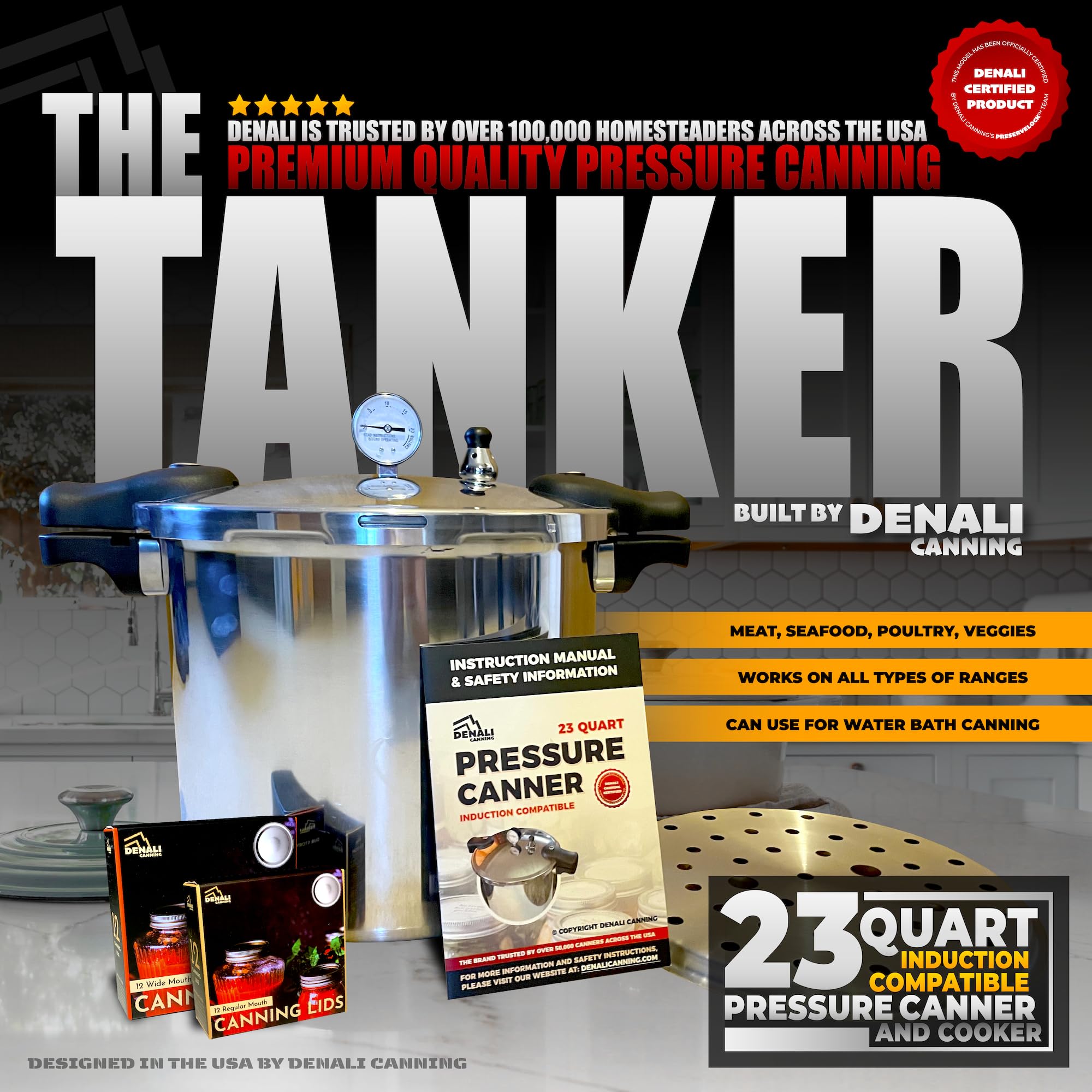Denali Canning Induction Compatible Regulator