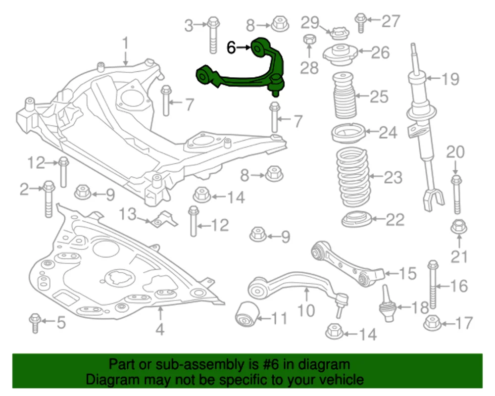 New Genuine BMW A Arm Camber Adjustment Upp (2009-2020) OE 31126779908