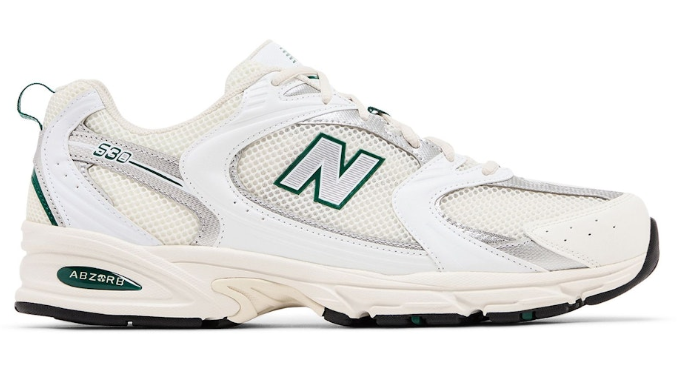 New Balance 530 Sea Salt Marsh Green MR530SX Casual Running Shoes
