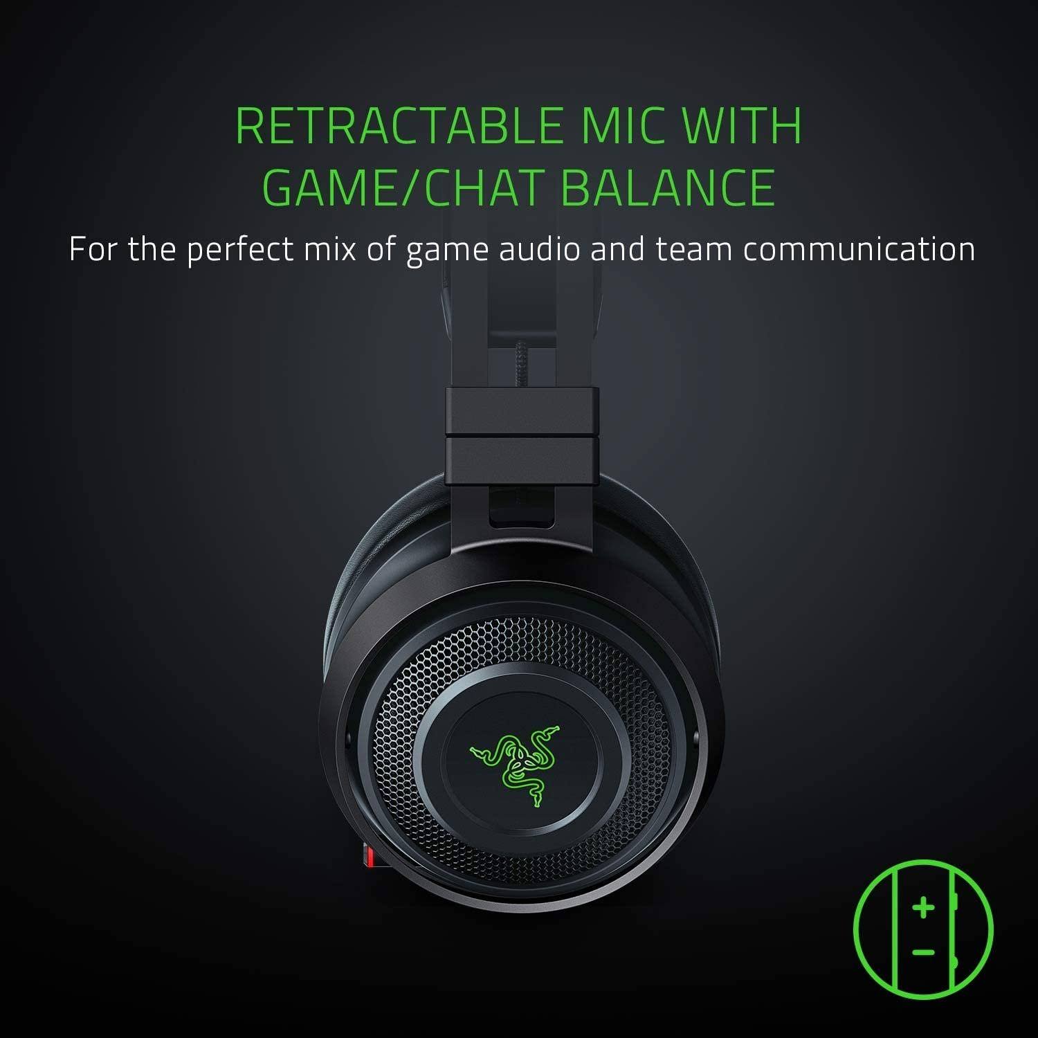 Razer Nari Ultimate Wireless Gaming Headset - HyperSense Technology - THX Audio