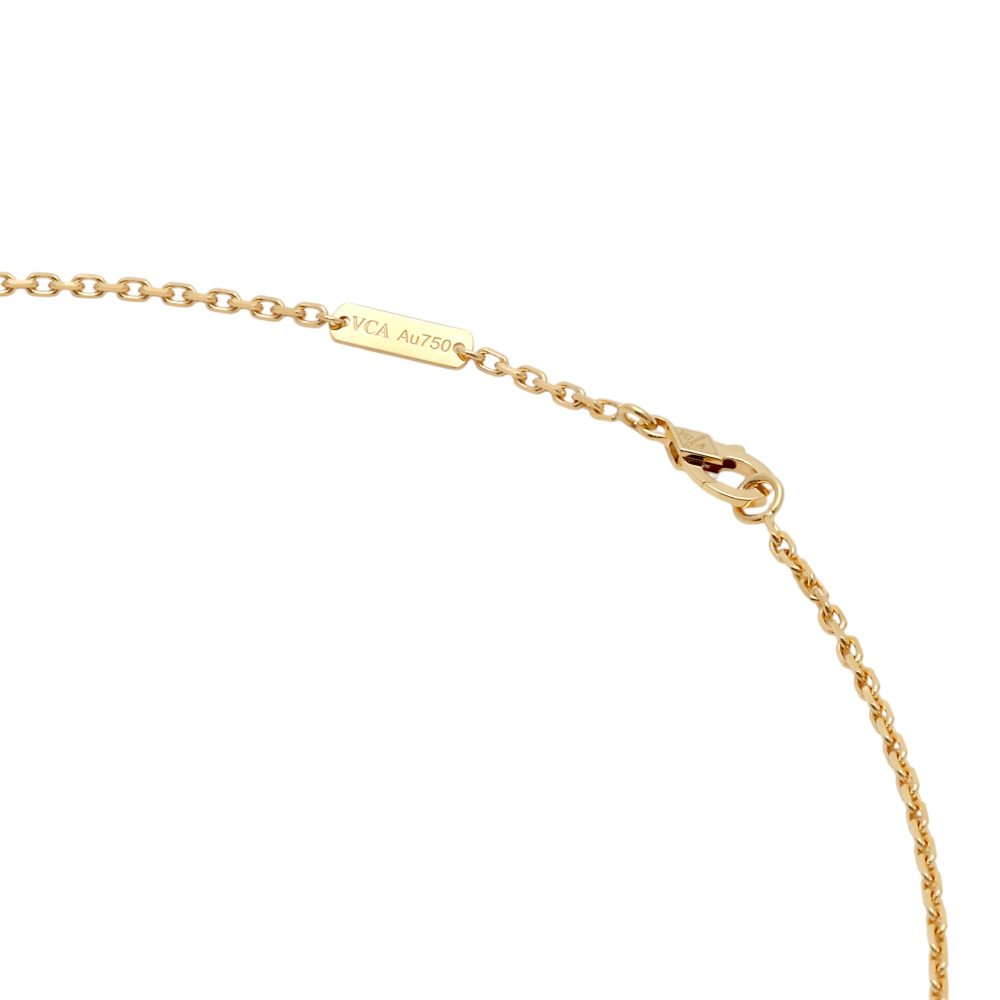 Van Cleef & Arpels Zodiac Aquarius Necklace 18K Yellow Gold