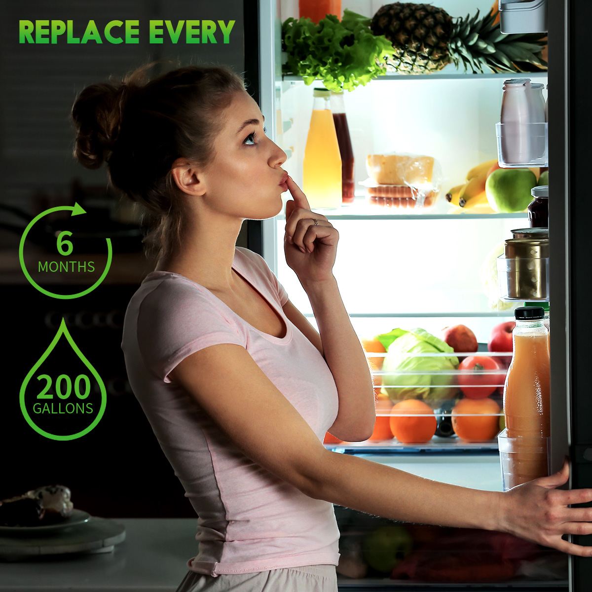 Filter1pro Filter 1 Replacement Refrigerator Water Filter for EDR1-RXD1 W10295370A P8RFWB2L 9081 Filter 1 Whr1rxd1 PUple