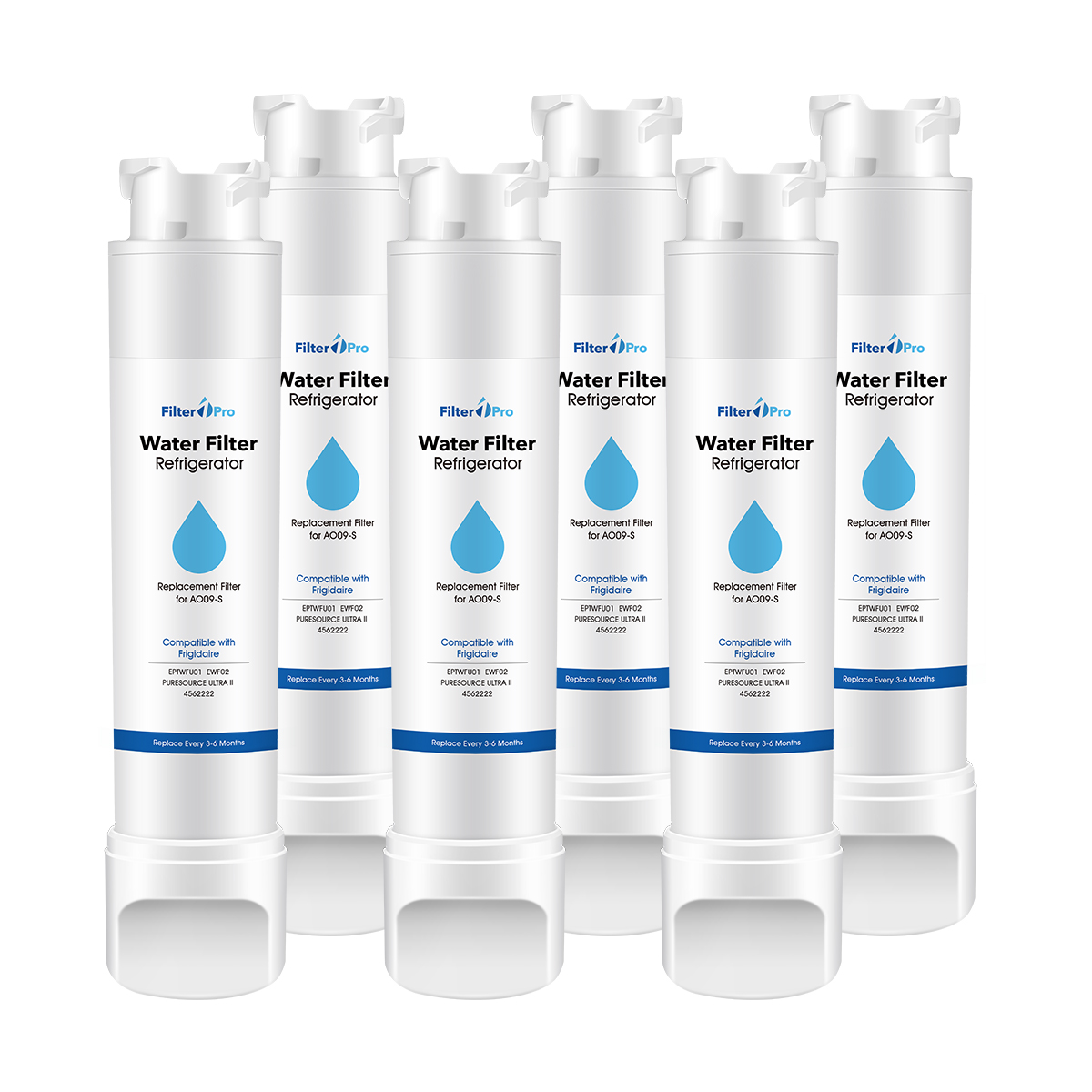 Filter1pro AO09 for Frigdar Eptwfu01 PUesource Ultra 2 Refrigerator Water Filter