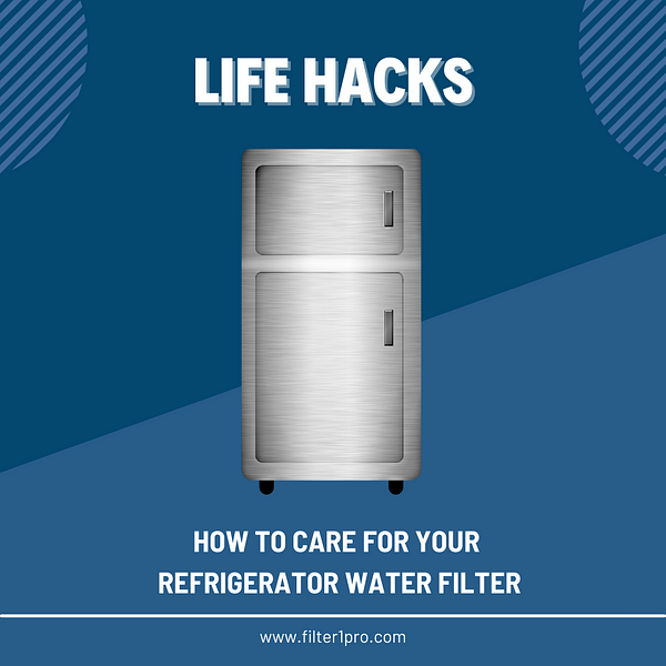 How to Care for a Refrigerator Water Filter