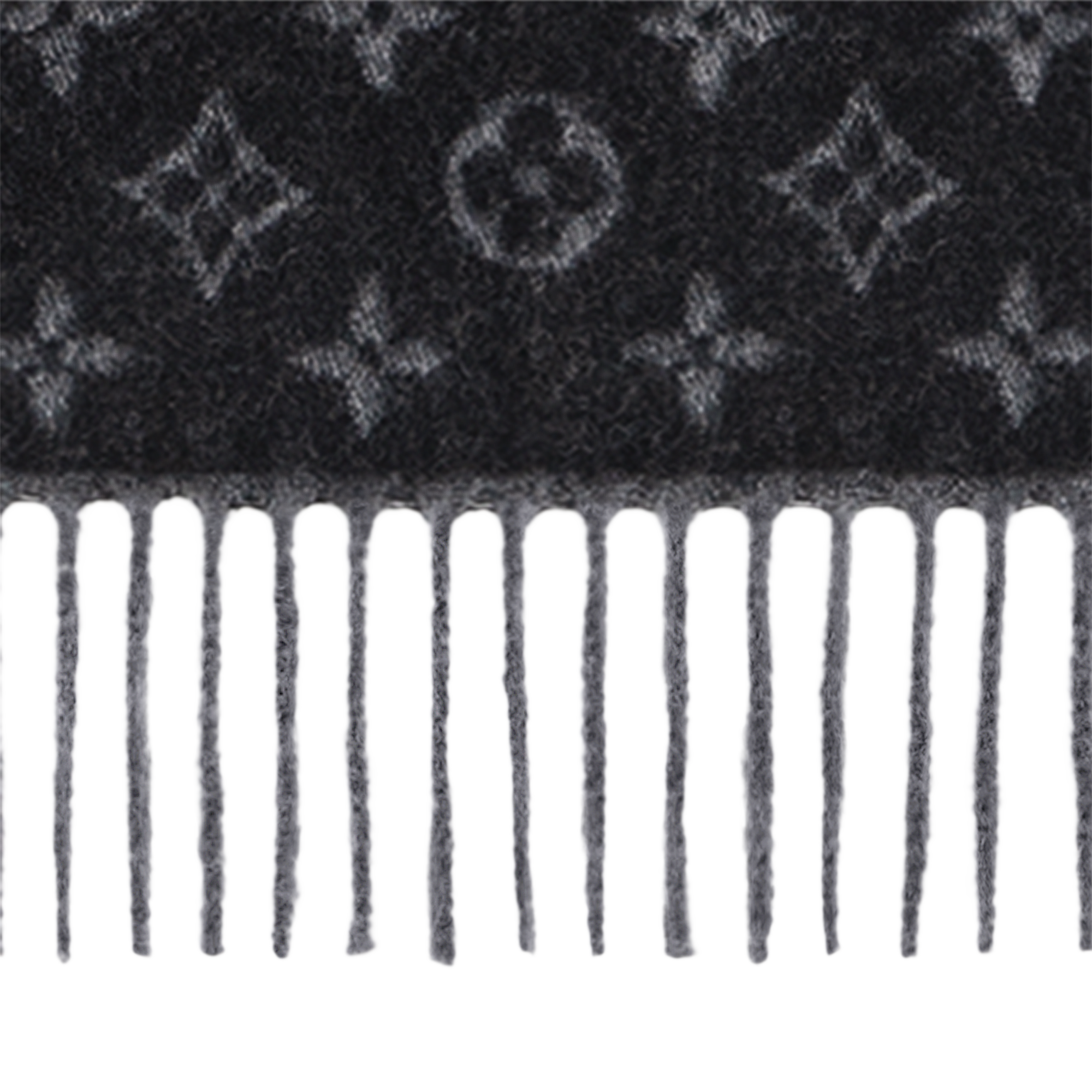 모노그램 그래디언트 스카프