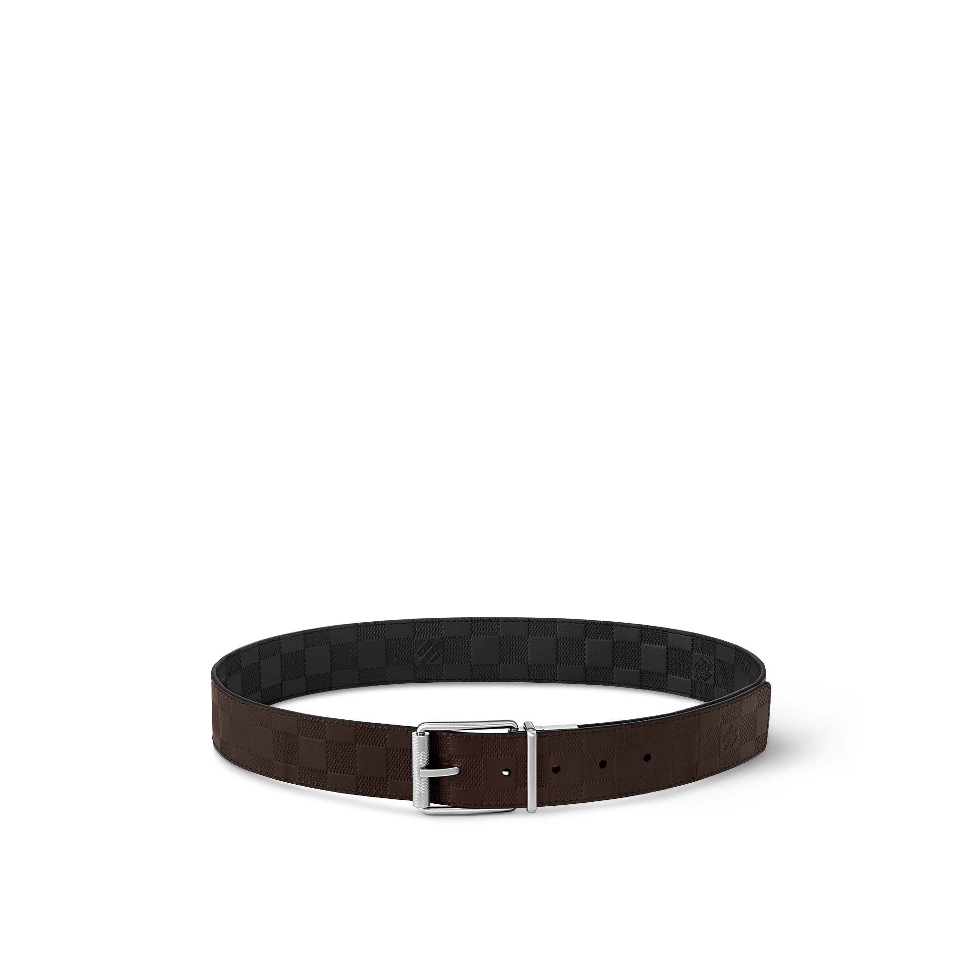 다미에 프린트 리버서블40MM 벨트