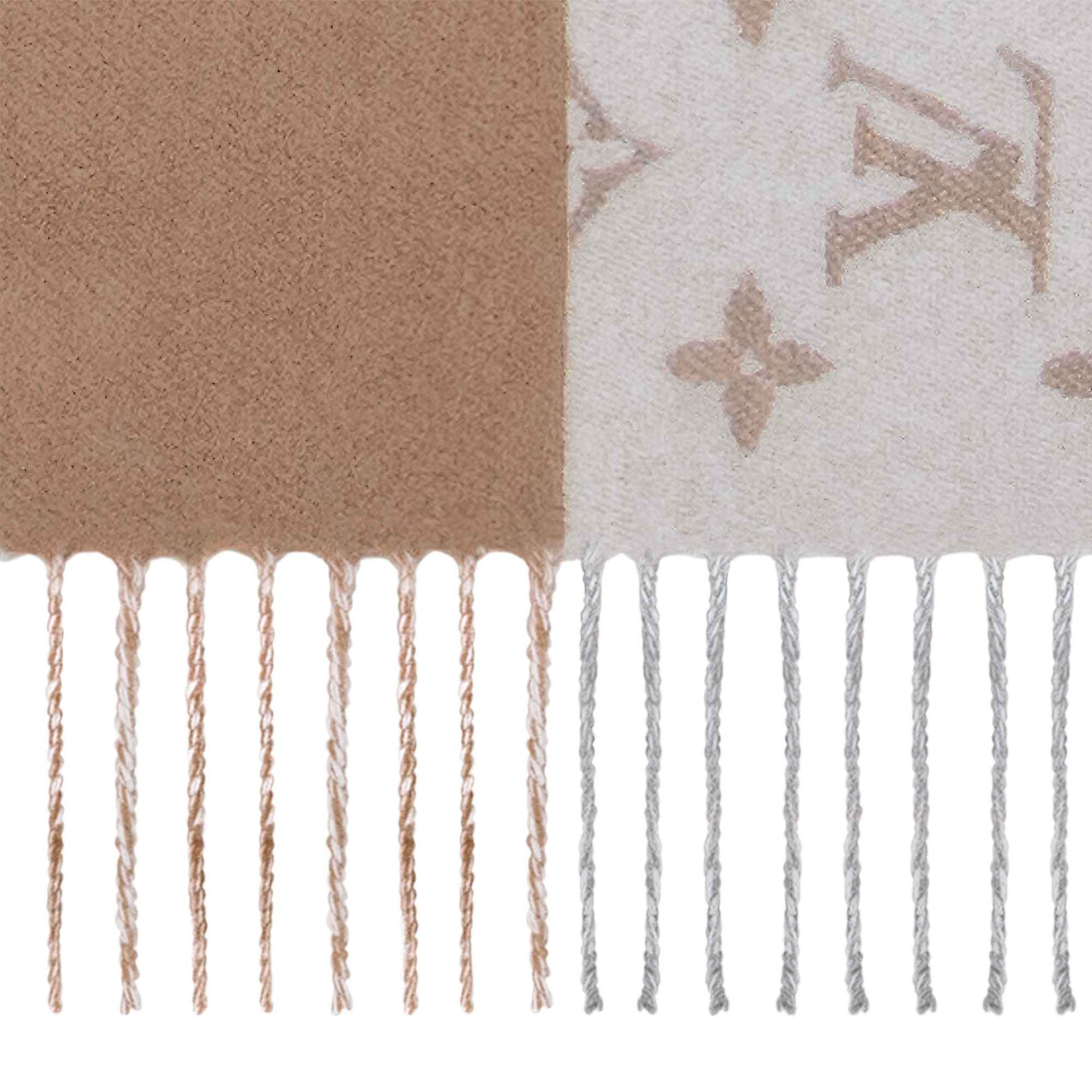 모노그램 스플릿 스카프