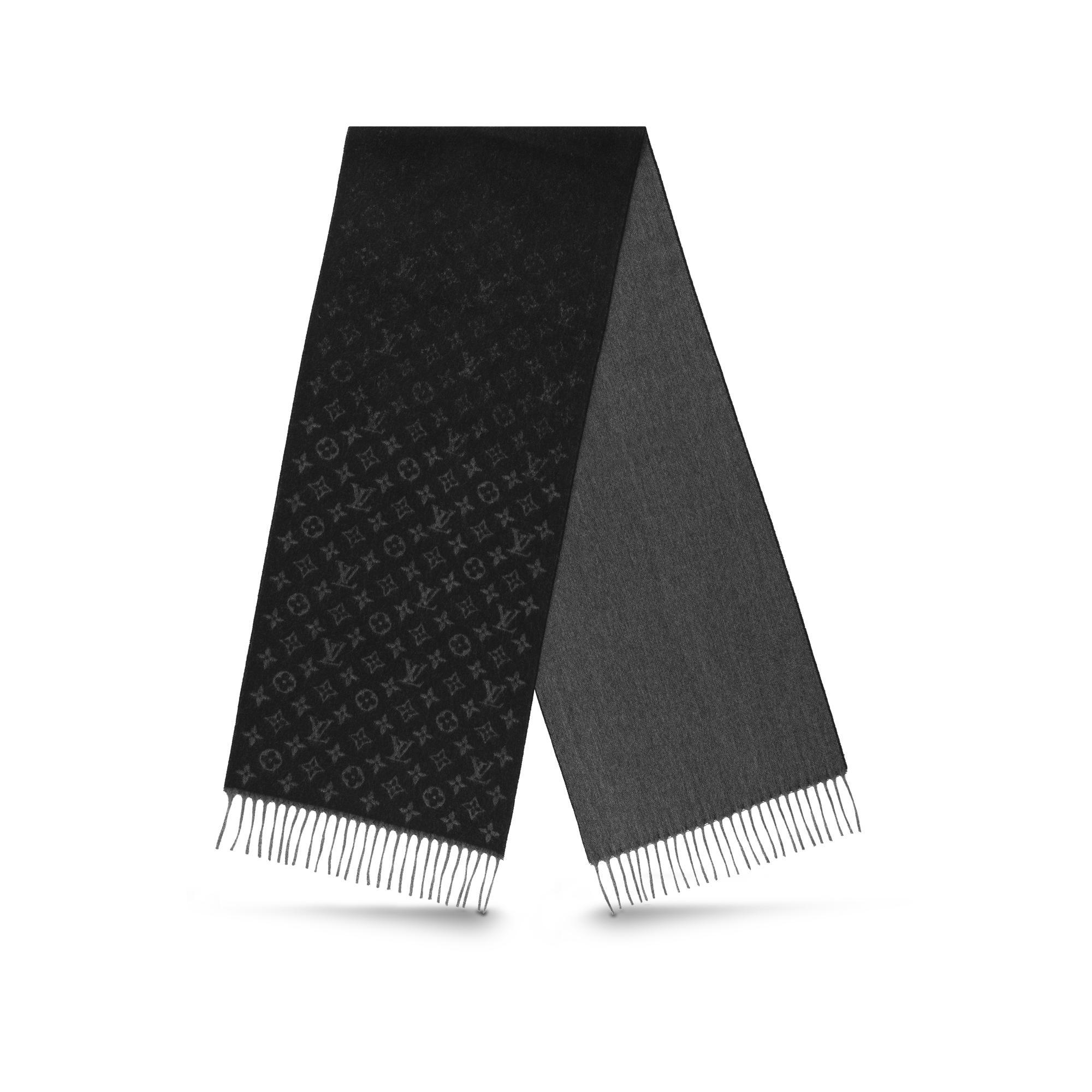 모노그램 그래디언트 스카프