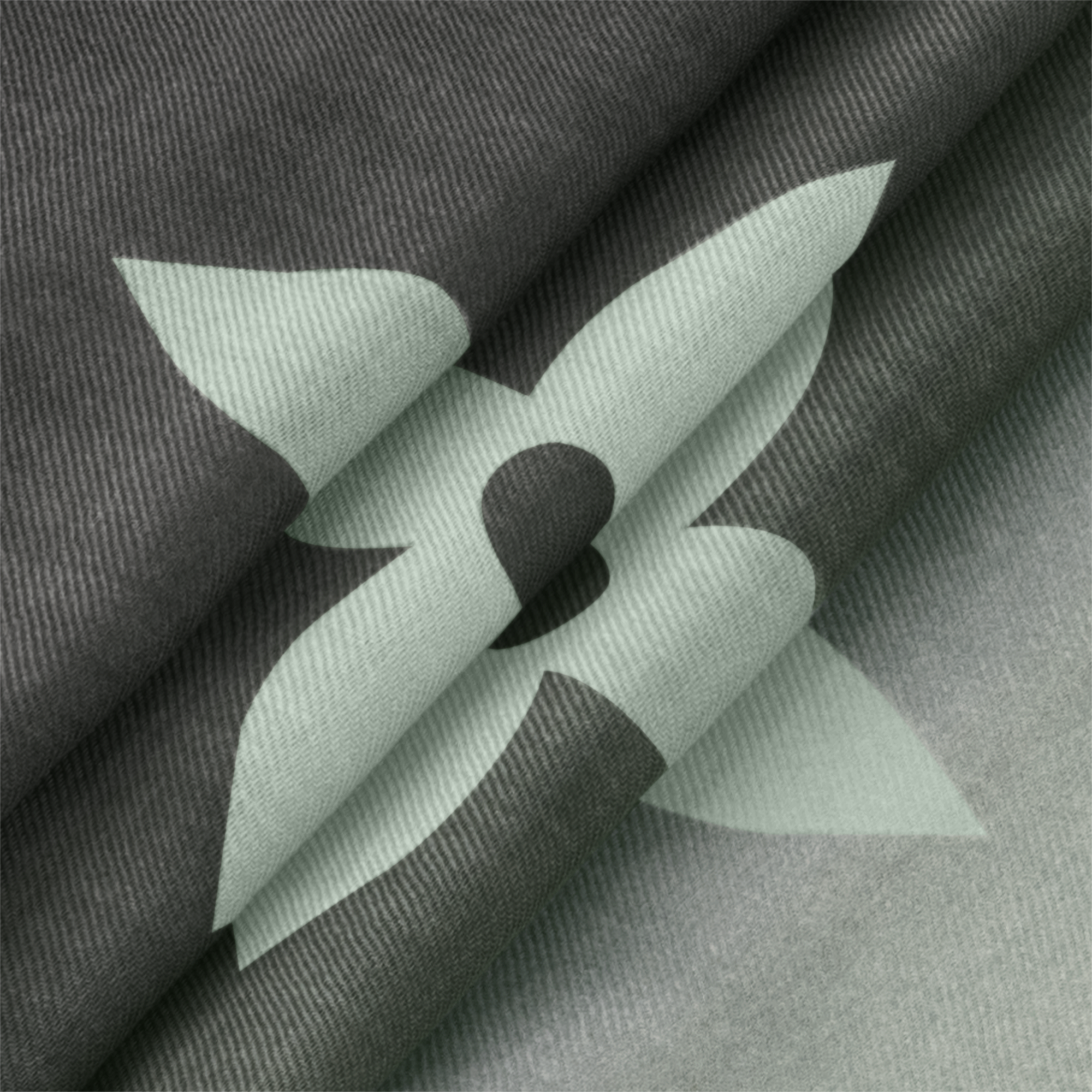 모노그램 그라디언트 스톨