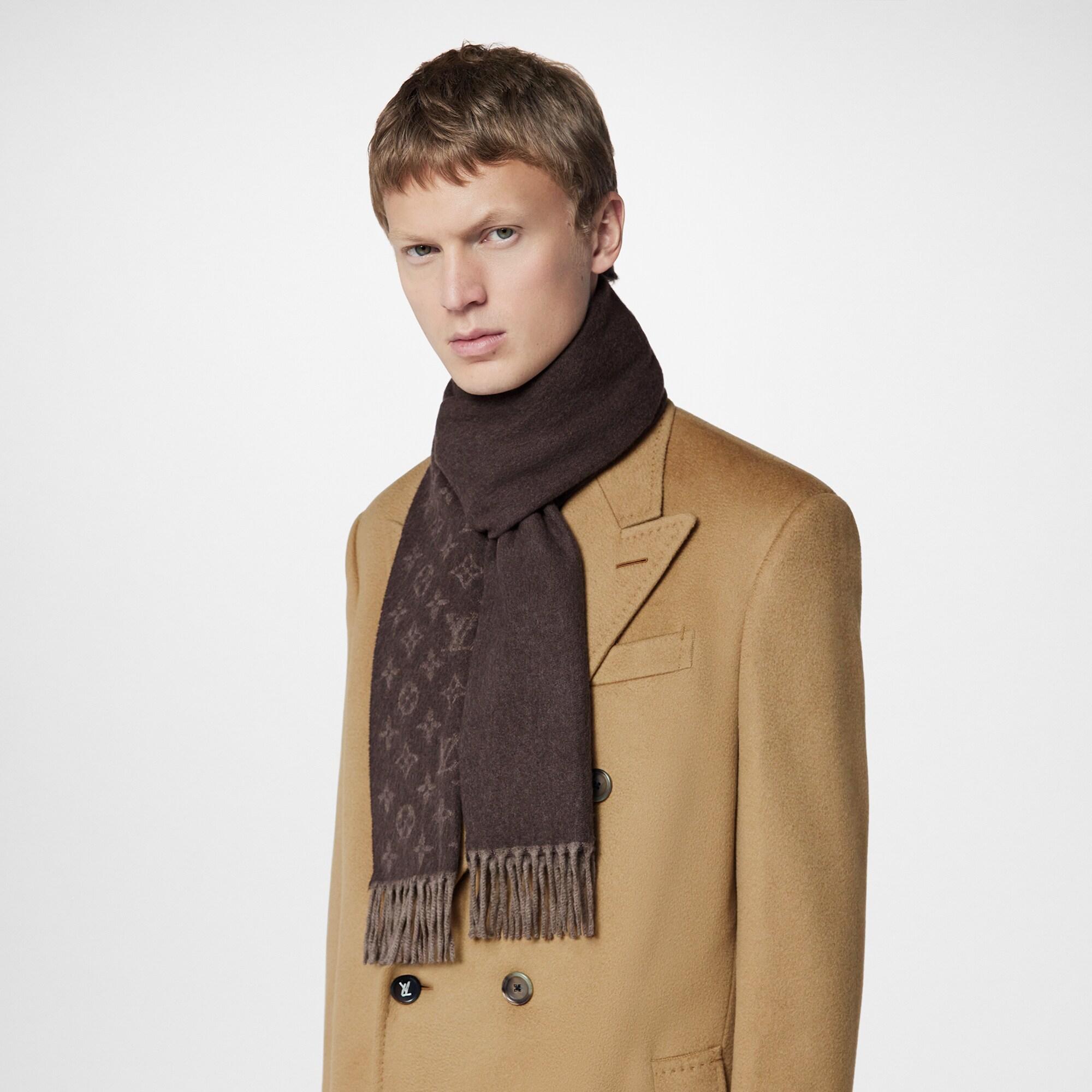 모노그램 그래디언트 스카프