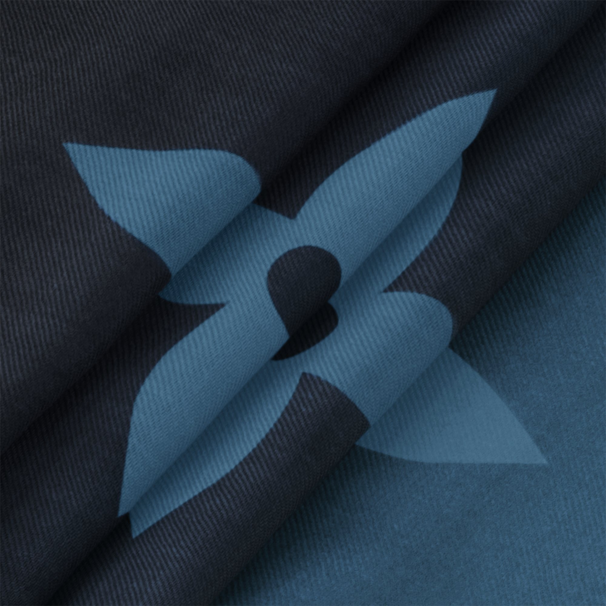 모노그램 그라디언트 스톨